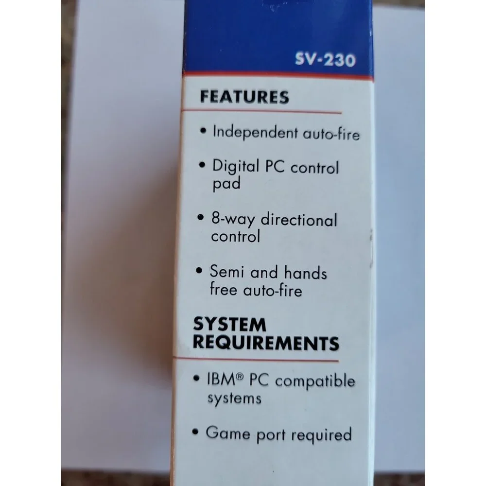 Vintage InterAct SV-230 IBM PC Propad Gameport Game Pad Controller New In Box
